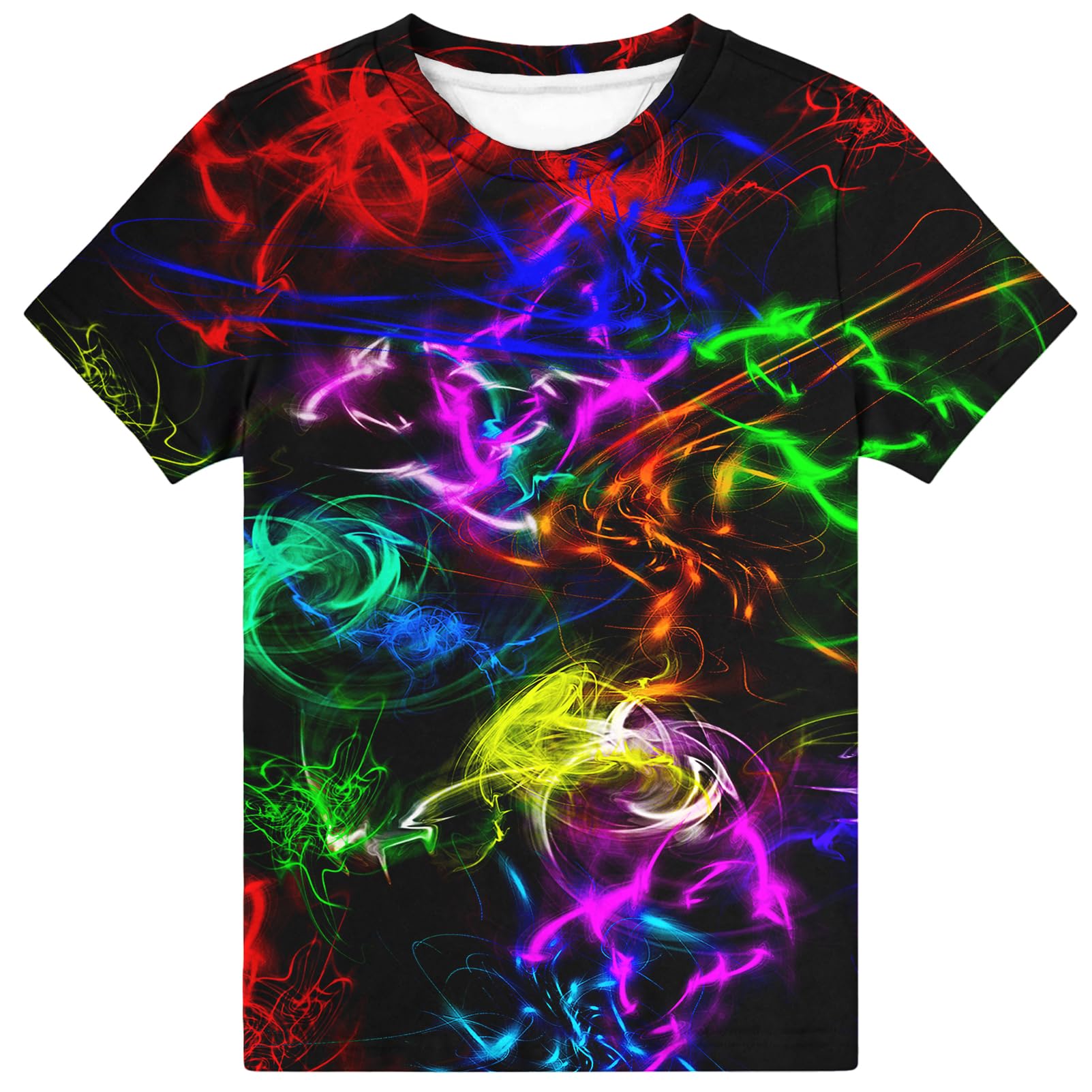 Hgvoetty Boys Girls Graphic T-Shirts Kid 3D Casual Tops Tees for 6-16 Years