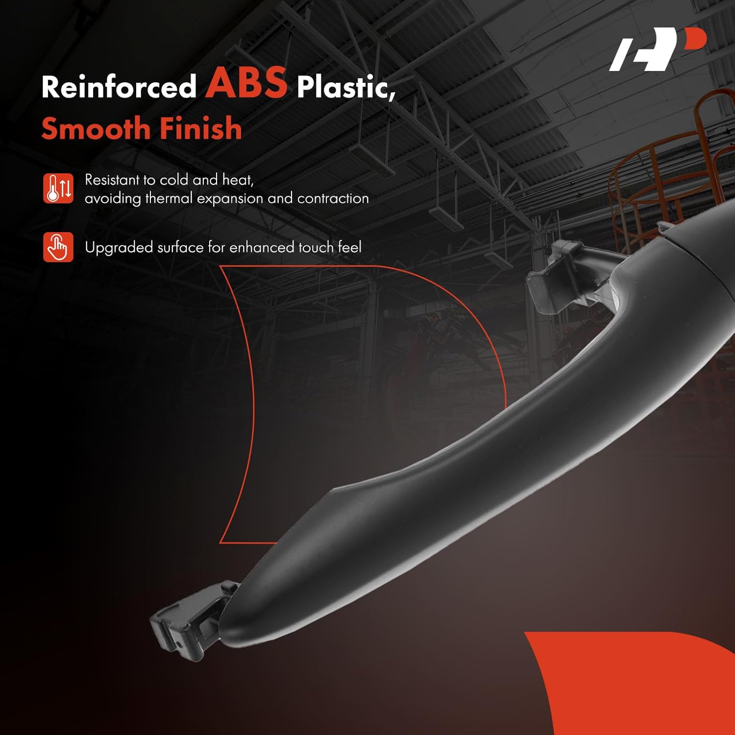 A-Premium Front or Rear Right Passenger Side Exterior Door Handle Compatible with Kia Sportage 2011-2016, Primed Black, Replace# 82661-3W000, 82662-3W020