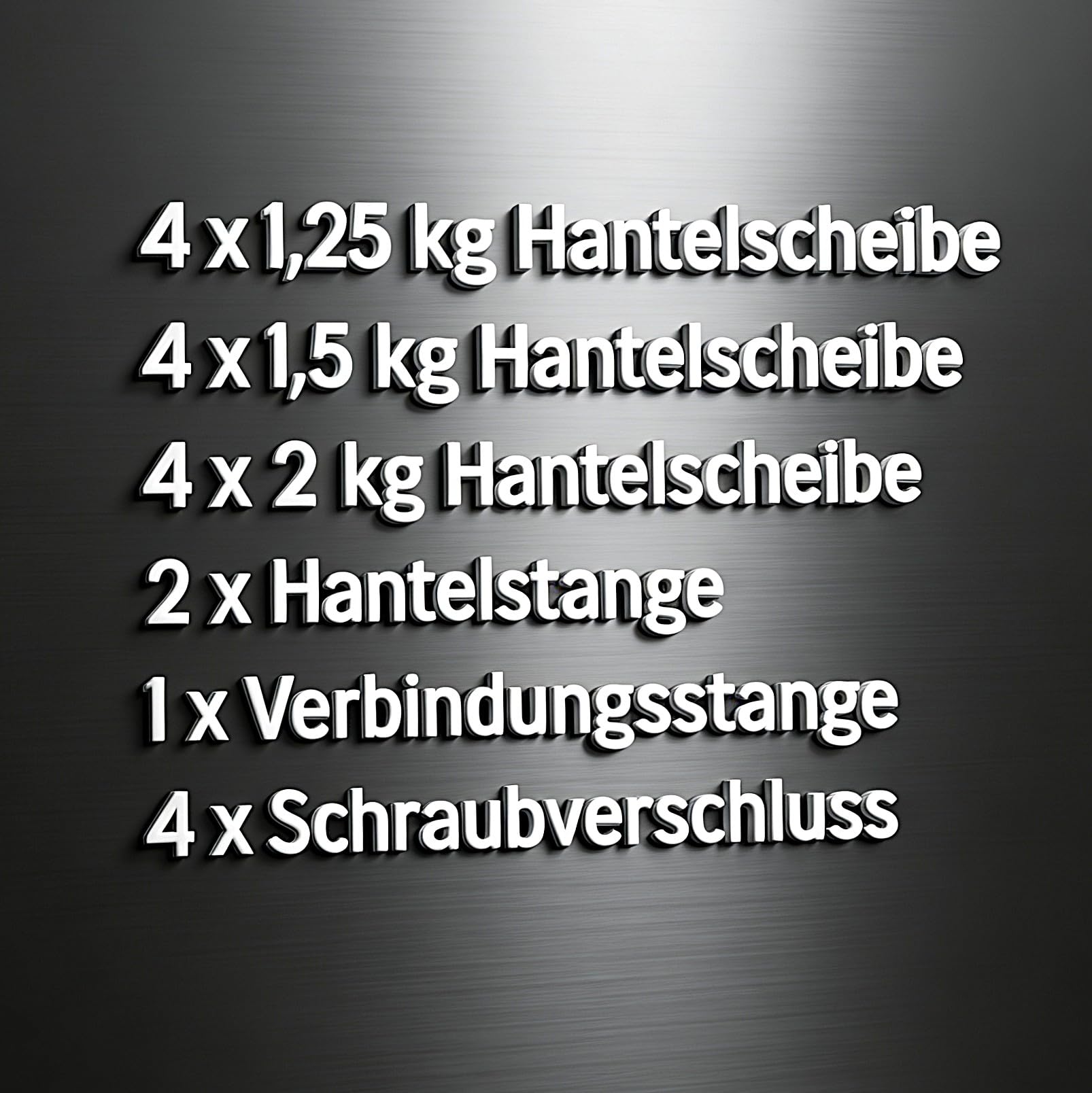 2in1 Hantel-Set verstellbar Langhantel bis 20 kg oder 2x Kurzhantel bis 10 kg bodenschonende Gewichte 1,25 kg, 1,5 kg, 2 kg Hantelstange Krafttraining