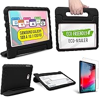 Vista 10 de Cooper Dynamo - Funda protectora resistente para Samsung Tab A 10.1 (2016) T580 T585 solo Funda a prueba de niños con soporte, asa, protector