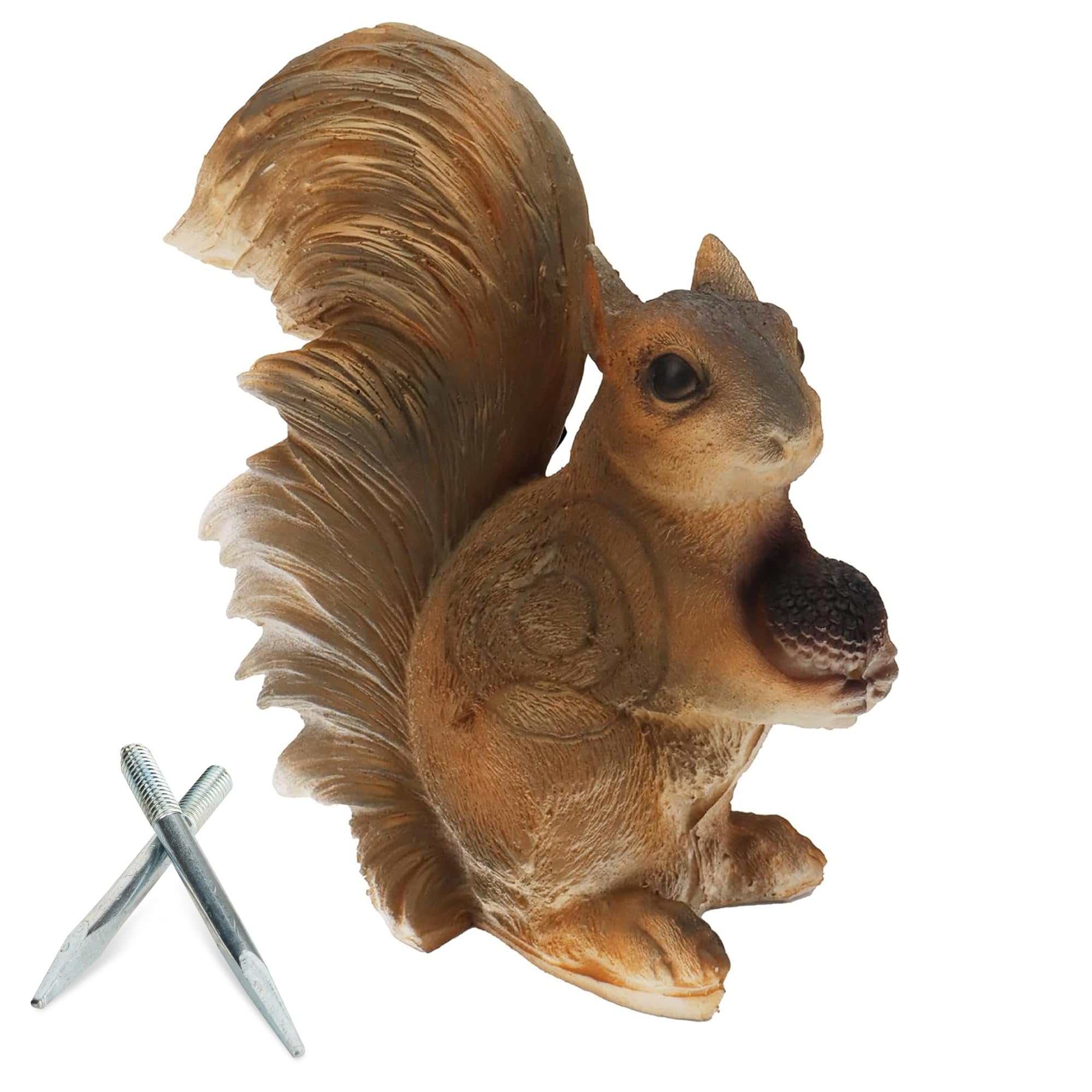 Archery 3D Animal Target Squirrel with Ground Stakes, Protable Size Shooting Target for Outdoor Bow Hunting Training