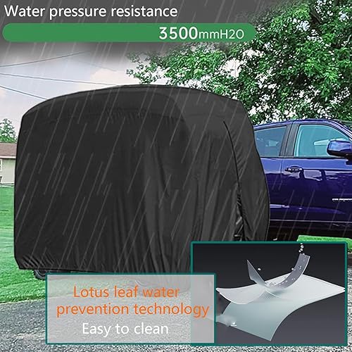 Miniatura 7 de FLYMEI Fundas para carrito de golf, impermeables 246 para carrito de golf al aire libre para EZ GO Club Car Yamaha Carritos de golf, a prueba de