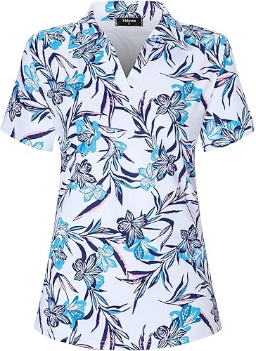 Polo de golf de manga corta para mujer, camisetas de tenis, camisetas deportivas, camisetas de entrenamiento