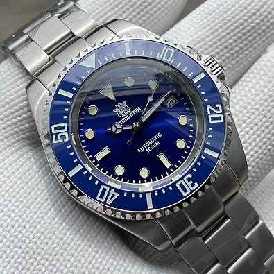 SteeldiveAU SD1964, Sea-Dweller, NH35, AR Sapphire, Blue, 1000m Diver, Diving, BNIB