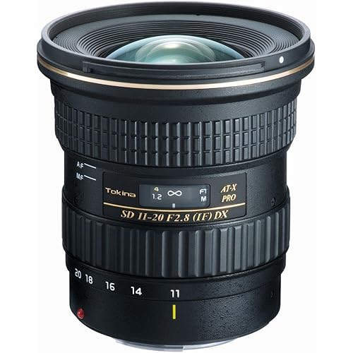Tokina ATXAF120DXC 11-20mm f/2.8 Pro DX Lens for Canon EF,Black