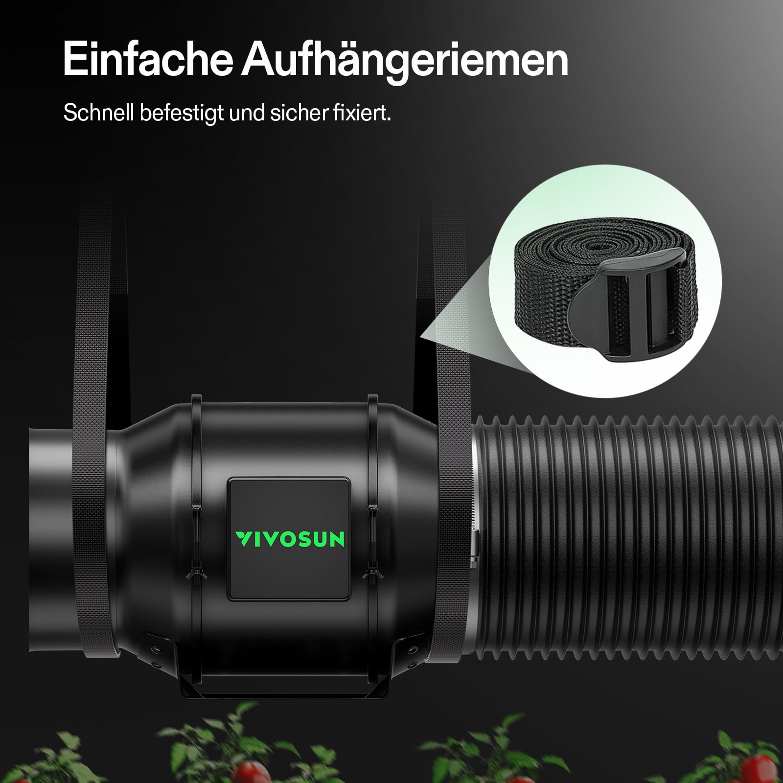 VIVOSUN Smart Rohrventilator 150mm AeroZesh G6 Abluftset 660m³/h mit GrowHub E42A+, Temperatur- und Feuchtigkeitsregler, WiFi/App-Fernsteuerung, Aktivkohlefilter und Schlauch für Growzelt Hydroponik