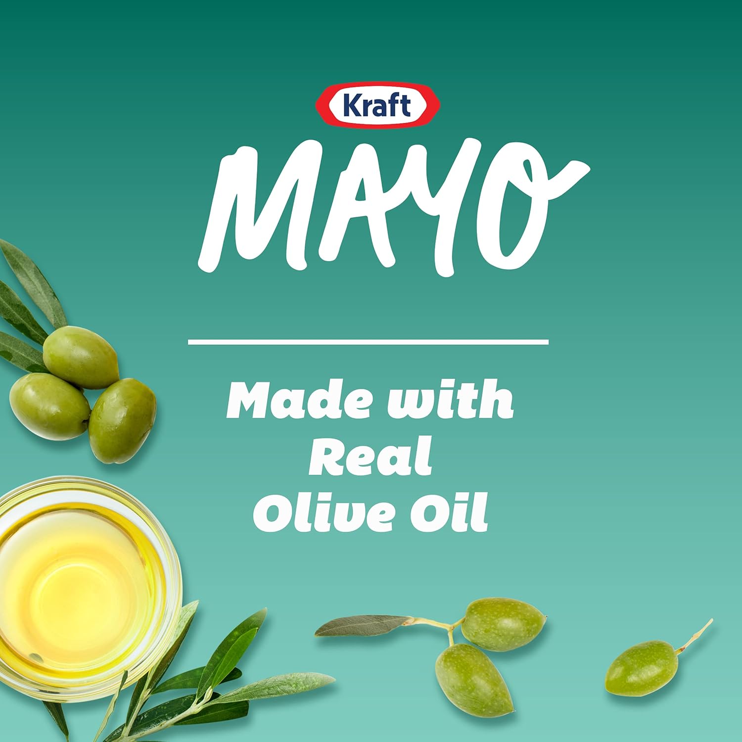 Kraft Mayo with Olive Oil Reduced Fat Mayonnaise Rich and Flavorful Condiment for Sandwiches Dips and Dressings Made with Cage-Free Eggs Keto Low Carb Lifestyle 12 ct Pack 30 fl oz Jars