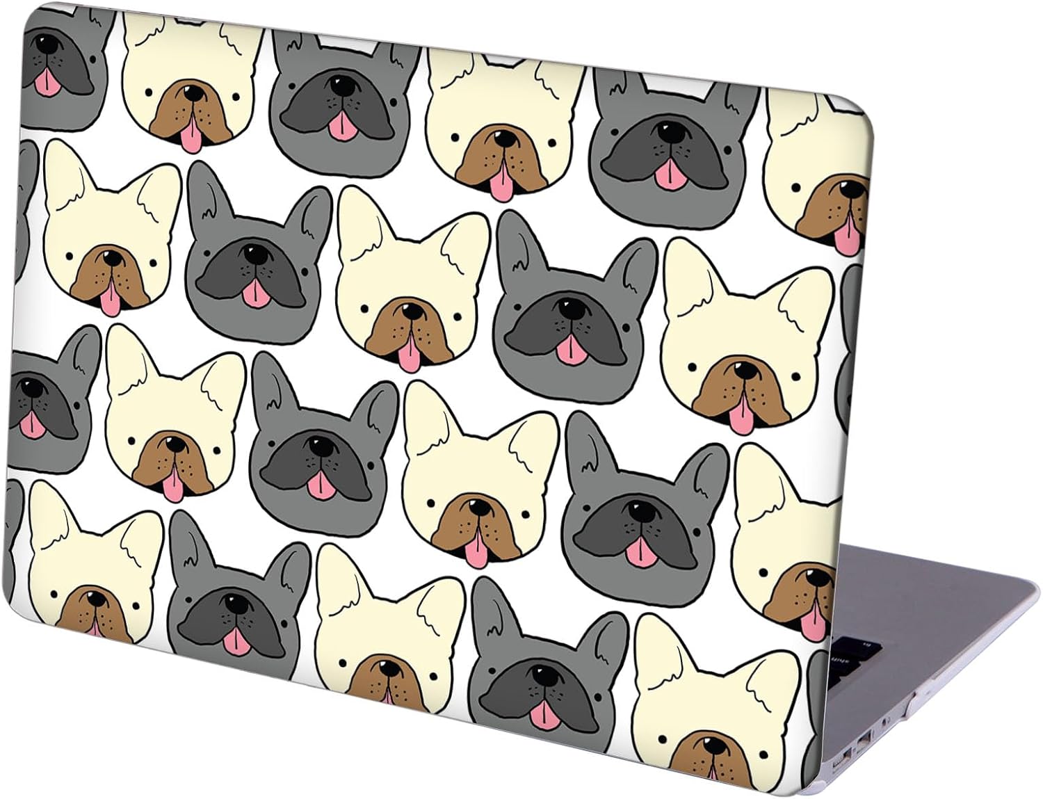 Compatible with MacBook Neo 13-inch, Hard Shell Case with Keyboard Cover and Screen Protector (A3404 A18 Pro chip, 2026 Release) - French Bulldogs MD8724