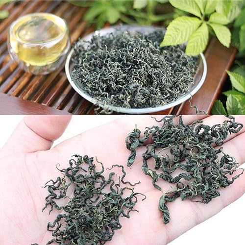Miniatura 3 de Hojas de té Wild Jiaogulan, té Gynostemma, 3.5 onzas (3.53oz), 100% natural, sin azúcar, sin Gmo