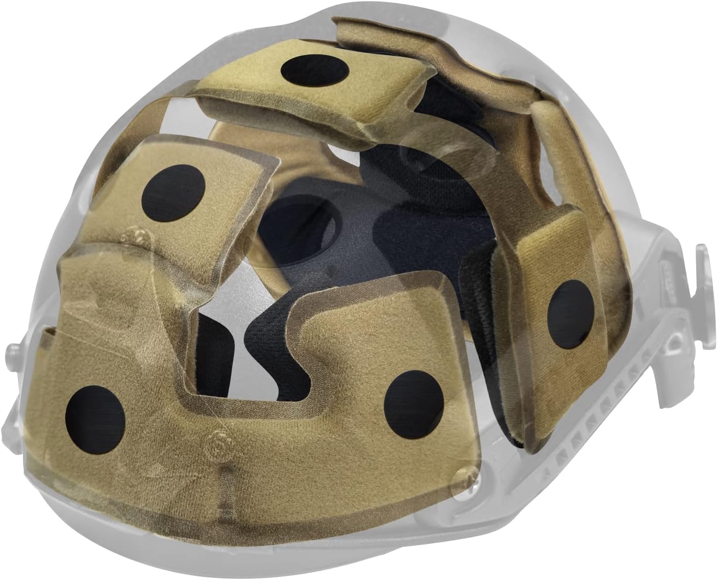 Cuscino per Casco per Grom 125 2014-2024 | Fodera Traspirante Del Casco Set Imbottitura Interna per Casco Tattico Cuscini Spugna Ammortizzanti Sostitutivi Imbottitura
