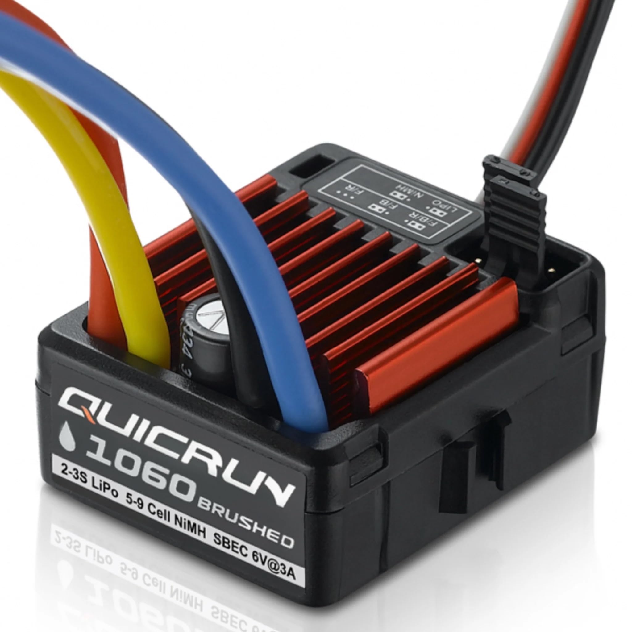 Hobbywing Quicrun 1060 Brushed SBEC WP 60A RC Rock Crawler ESC
