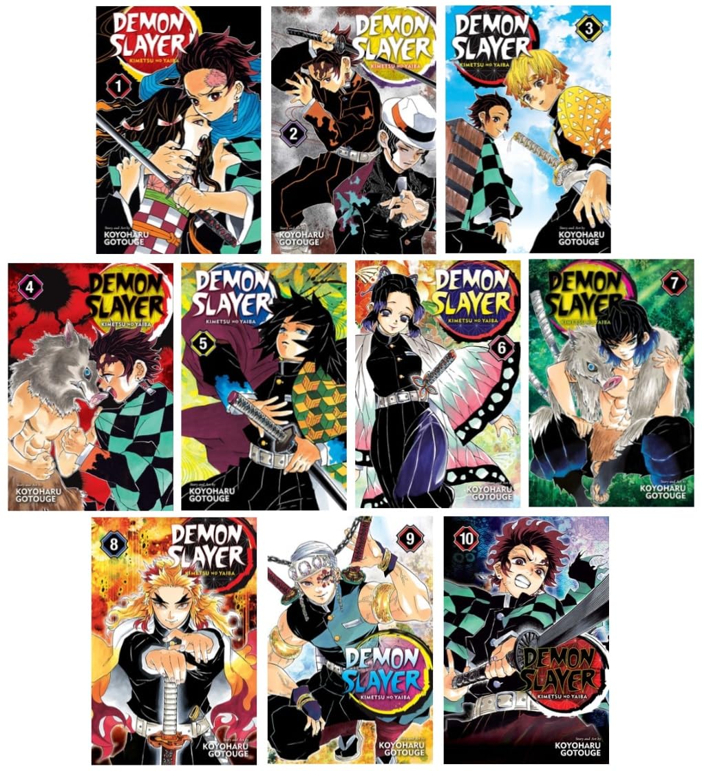 Amazon.com: Demon Slayer: Kimetsu no Yaiba Manga Series 10-Book