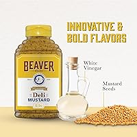 Vista 39 de Beaver Mostaza Dijon Tradicionalmente caliente, botella exprimible de 12.5 onzas