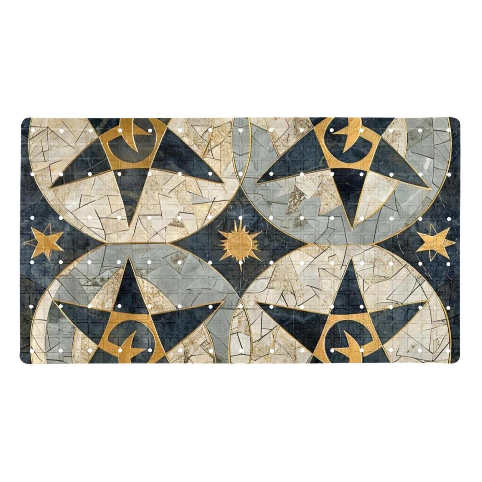 Tapis de bain antidérapant Art Star and Moon pour sécuriser votre douche quotidienne