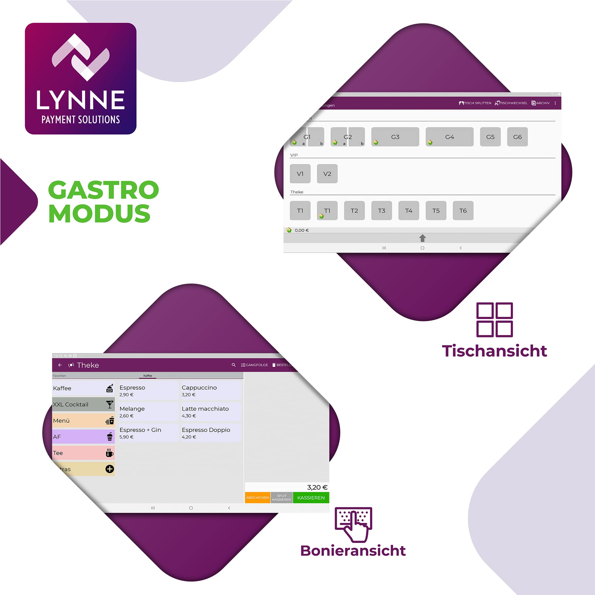 Registrierkasse TSE ready - mobiles Kassensystem mit Kartenterminal (POS) und integriertem Bondrucker - Kasse mit Kartenzahlungsgerät für Gastronomie, Handel sowie GRATIS Ersteinrichtung (NEXT)