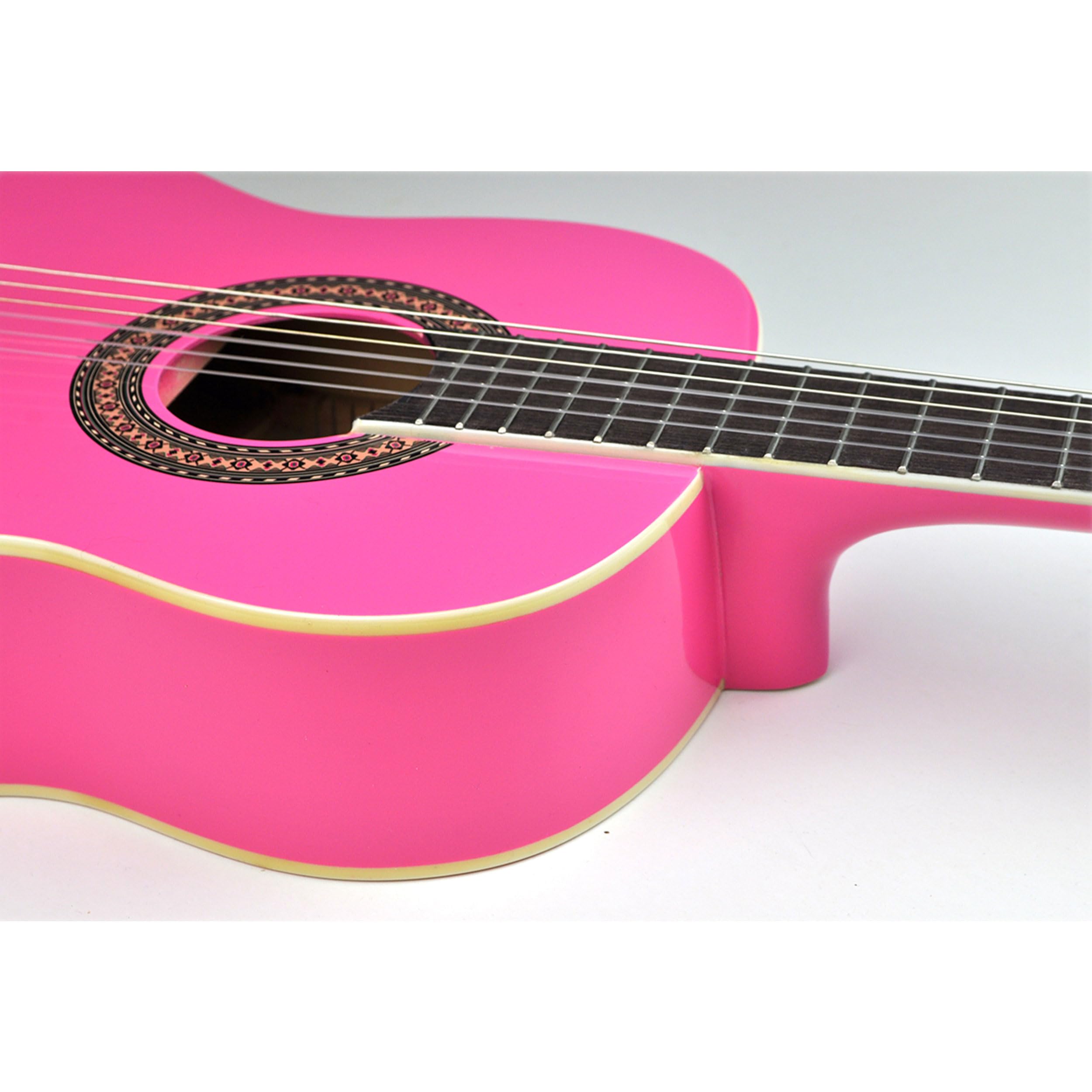 Voggenreiter 1095-6 Guitarra Infantil 1/2, Rosa, Multicolor