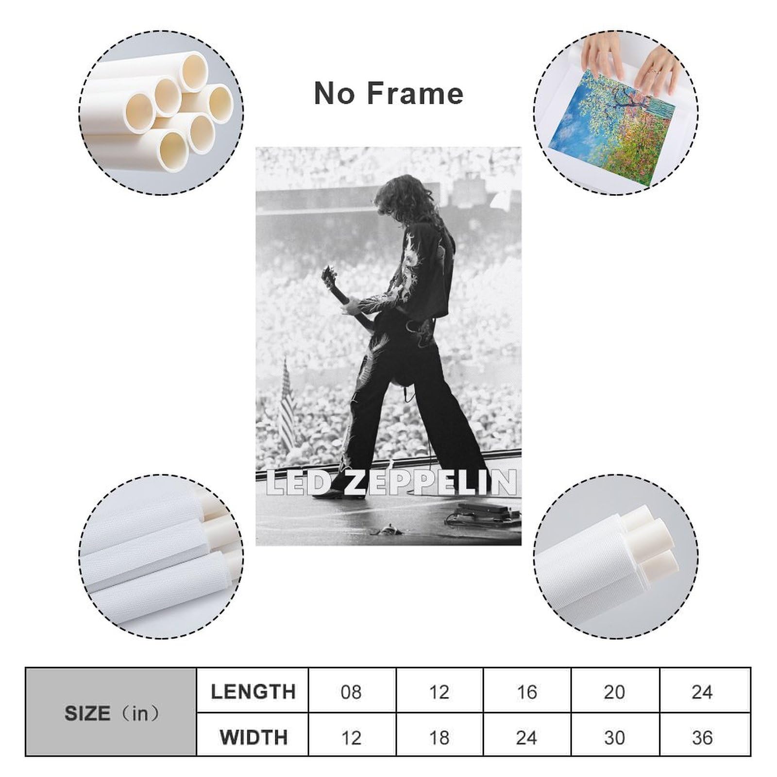 Amazon.co.jp: Led Zeppelin レッド・ツェッペリン ロックバンド