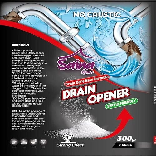 Miniatura 6 de SainaHome Abridor de drenaje  Removedor de obstrucciones de drenaje de cabello  Limpiador de drenaje para inodoros fregaderos bañeras - Seguro para