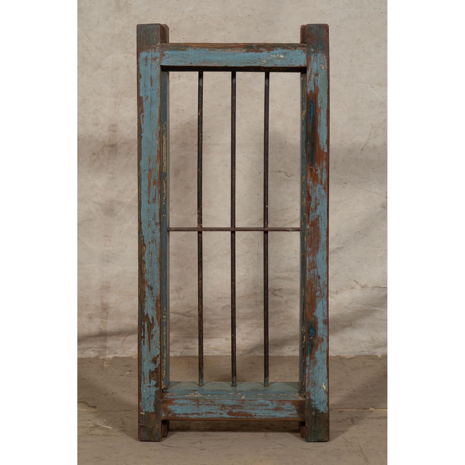 Biscottini Porta interna finestra L46,5xPR11,5xH102,5 - Porta in ferro - Porte da interno ed esterno - Arredo casa