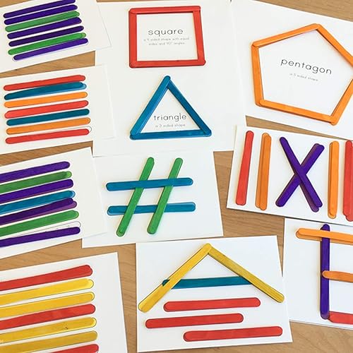 Miniatura 6 de WISYOK 120 palitos de paleta de colores de alta calidad para manualidades, palos de madera de colores de 4.5 pulgadas, palitos de helado, palitos de