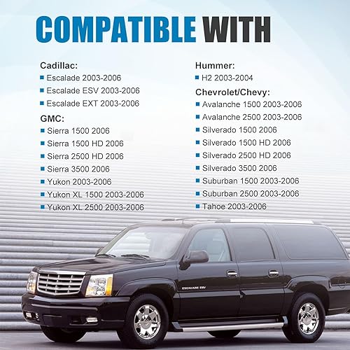 Miniatura 2 de MIKODA 15883319 Interruptor de ventana eléctrica principal interruptor de espejo del lado del conductor delantero y cerradura de puerta compatible