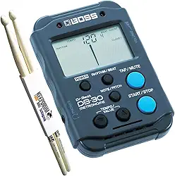 Boss DB-30 Dr Beat Metrônomo + keepdrum Baquetas 1 par