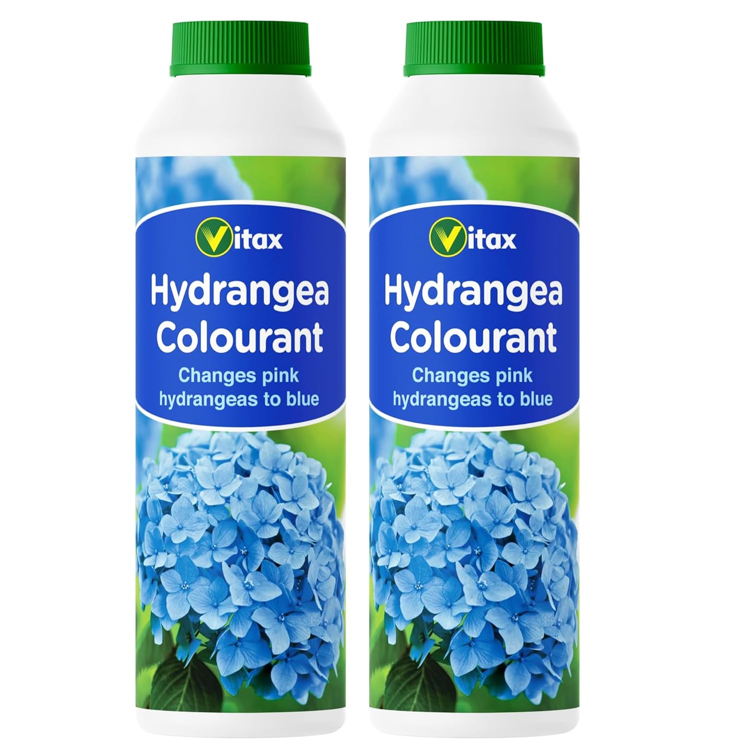 Hydrangea Colourant – Pack of 2 x 250g Powder to Enhance Blue Hydrangea Blooms | Easy-to-Use Soil Additive for Acid-Loving Plants | Encourages Rich Blue Flower Colour