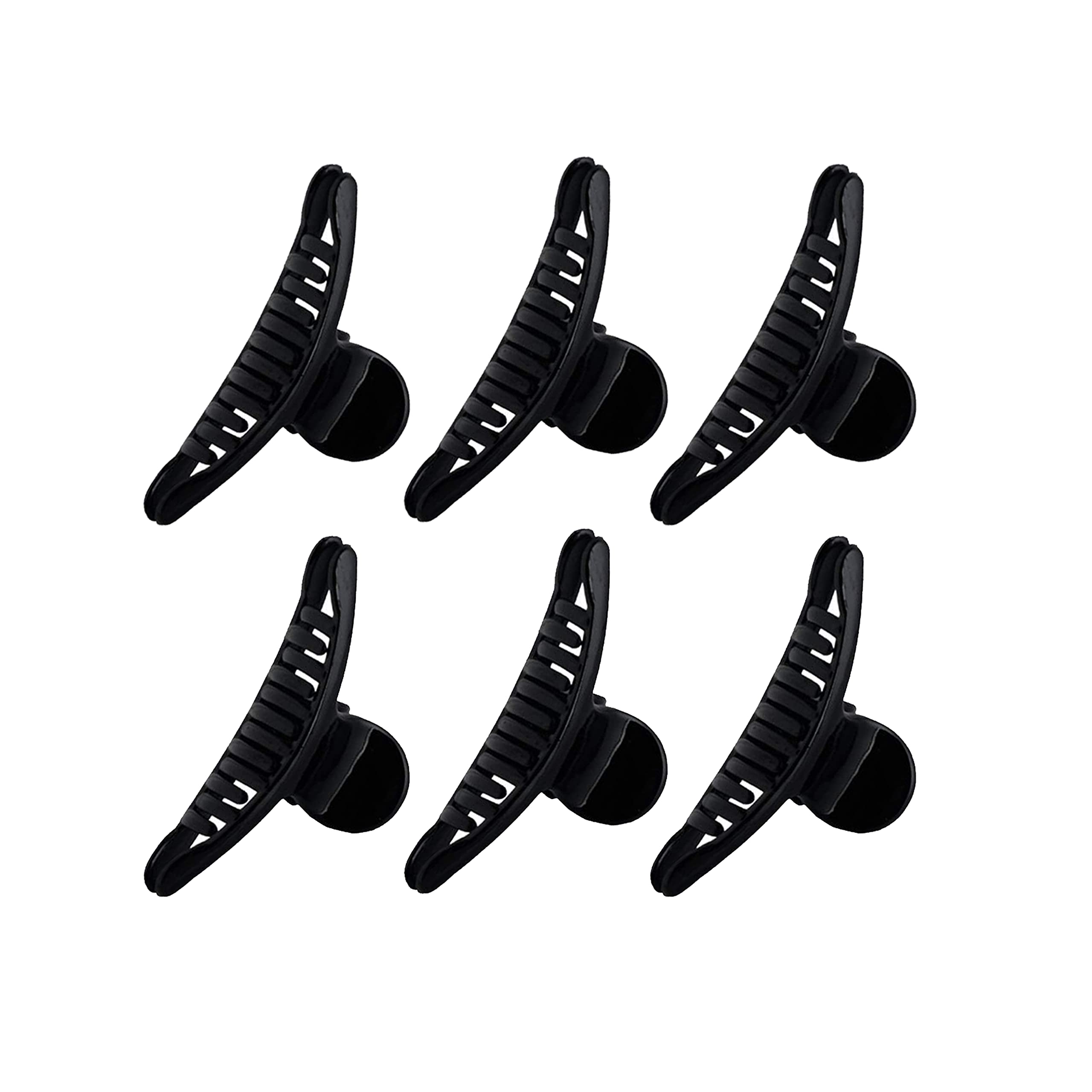 BIRDWARE Black Color Acrylic Material Stone Butterfly Clip for Women ( 6 Pc ) (Black) (B08N4Z4VMJ) Amazon Price History, Amazon Price Tracker