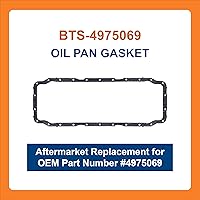 Vista 2 de BTS-4975069 Junta de cárter de aceite, compatible con motor Cummins ISX12, repuesto del mercado de accesorios para OEM 4975069, Junta de Cárter