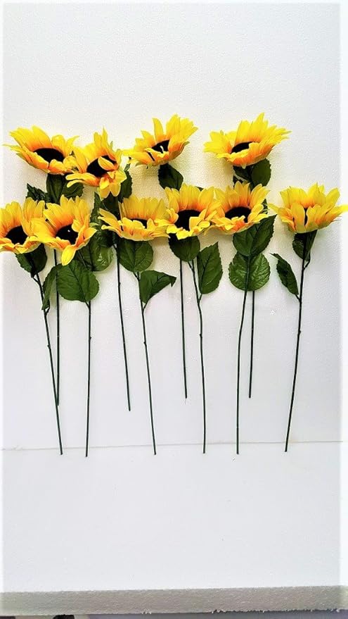 Amazon 造花ヒマワリ ひまわり10本組 価格 造花 オンライン通販 Amazon 造花ヒマワリ ひまわり10本組 価格 造花 オンライン通販