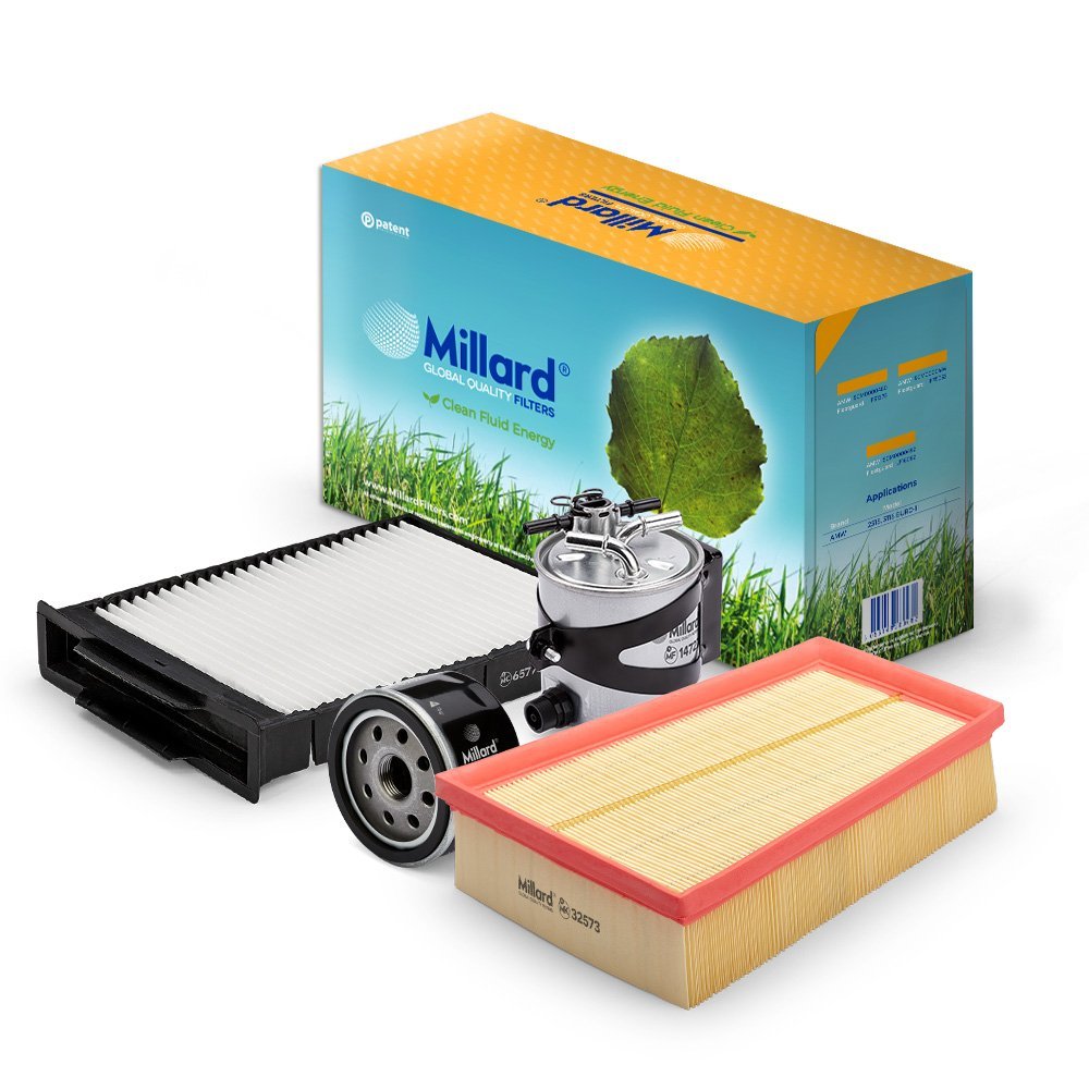 Millard Filters MZ-6736 - Kit de filtros para Megane 2 (1.5 DCI)