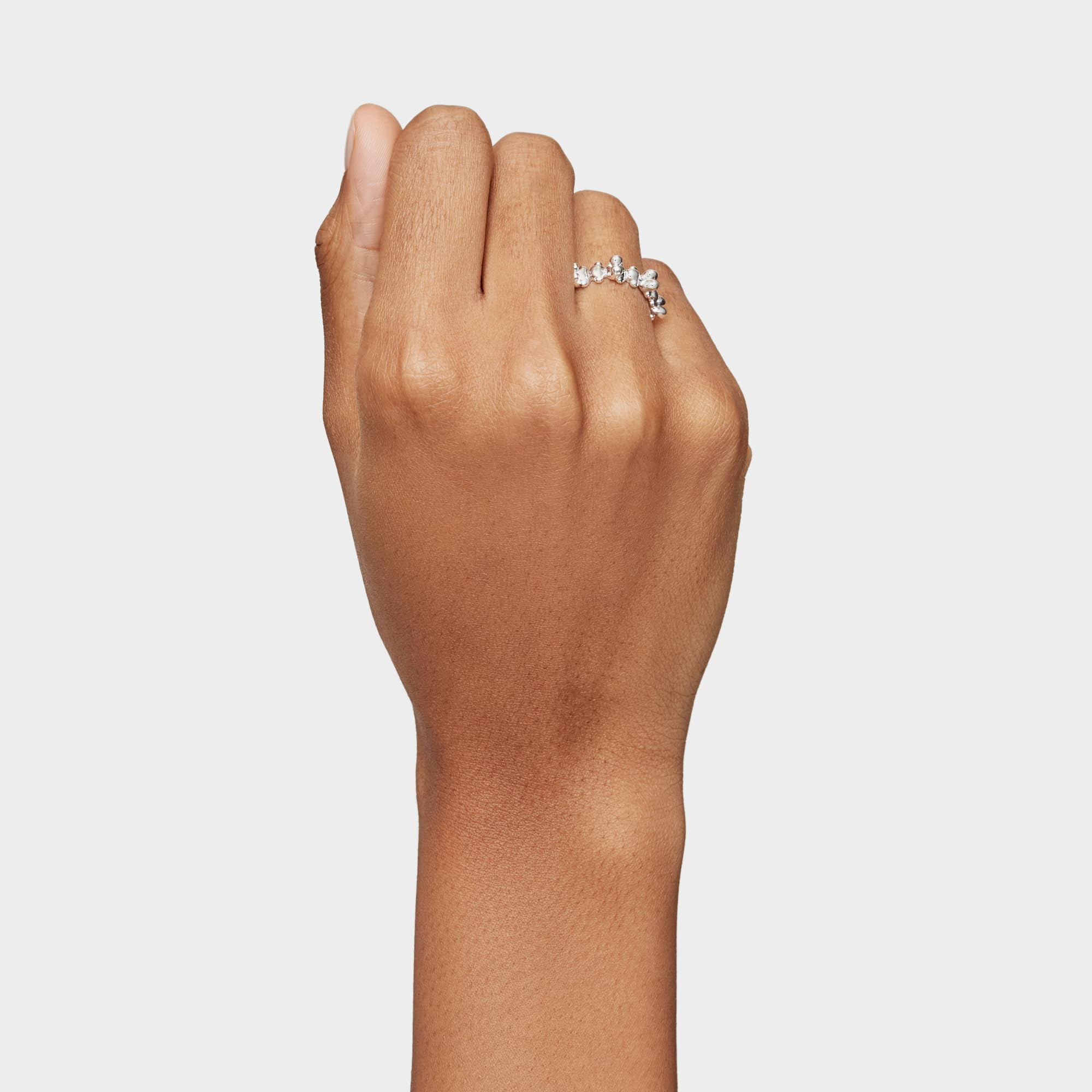 TOUS Anillo Mediano para Mujer de Plata de Primera Ley con Motivo de Oso, Talla 12, Colección Bold Bear