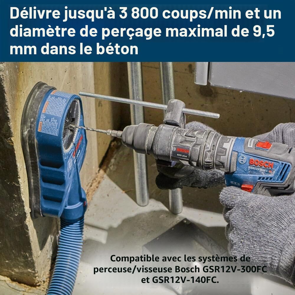 Bosch GSR12V-300FCB22 12V Max EC Brushless Flexiclick 5-en-1 Drill/Driver System with (2) 2.0 Ah Batteries