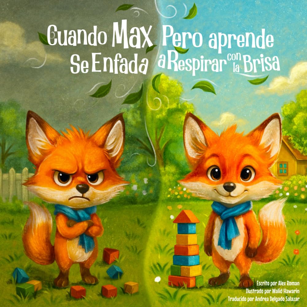 Cuando Max Se Enfada… Pero aprende a Respirar con la Brisa: Un Libro Infantil Sobre Cómo Calmar el Enfado y las Grandes Emociones. Ayuda a Niños ... la Amabilidad y a Manejar la Frustración.