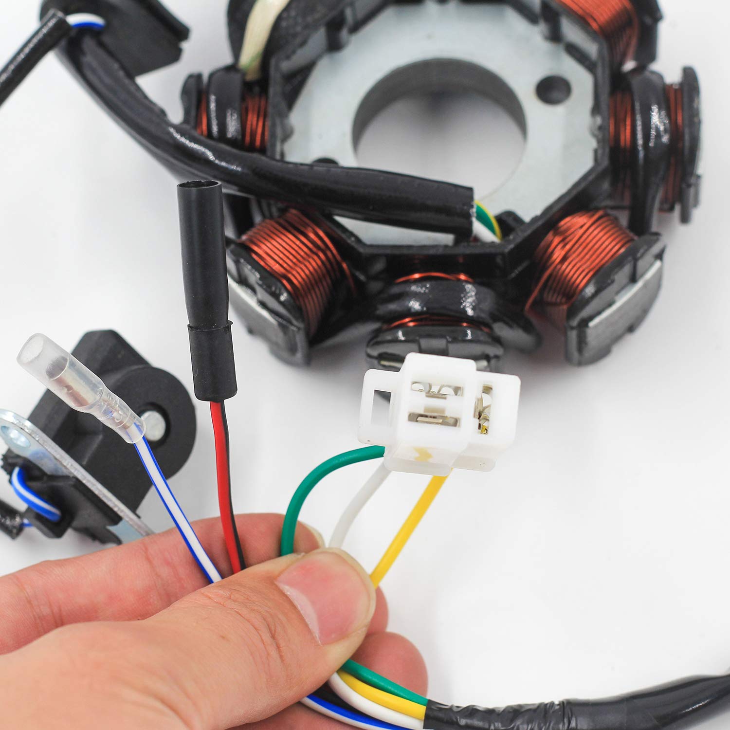 Amazon.com: Trkimal Ignition Stator Magneto 5 wire AC 8 Pole