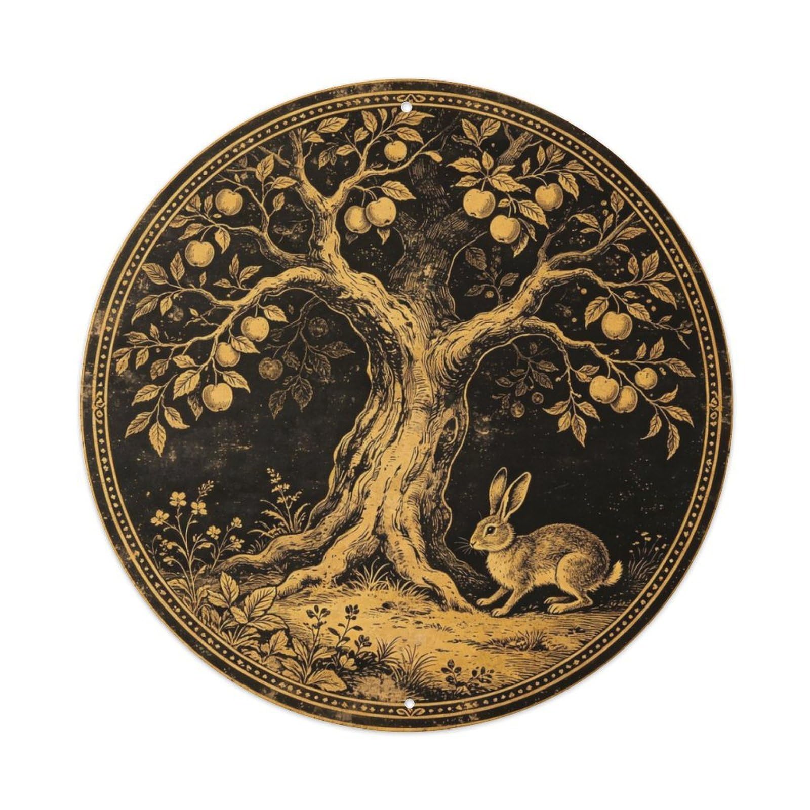 Vintage Fairy Metal Tin Sign Plaque