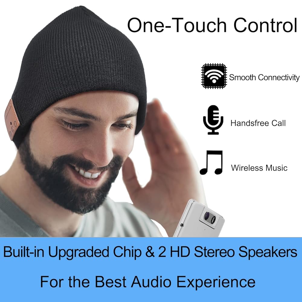 Amazon.com: Bluetooth Beanie Headphones Hat Unique Christmas