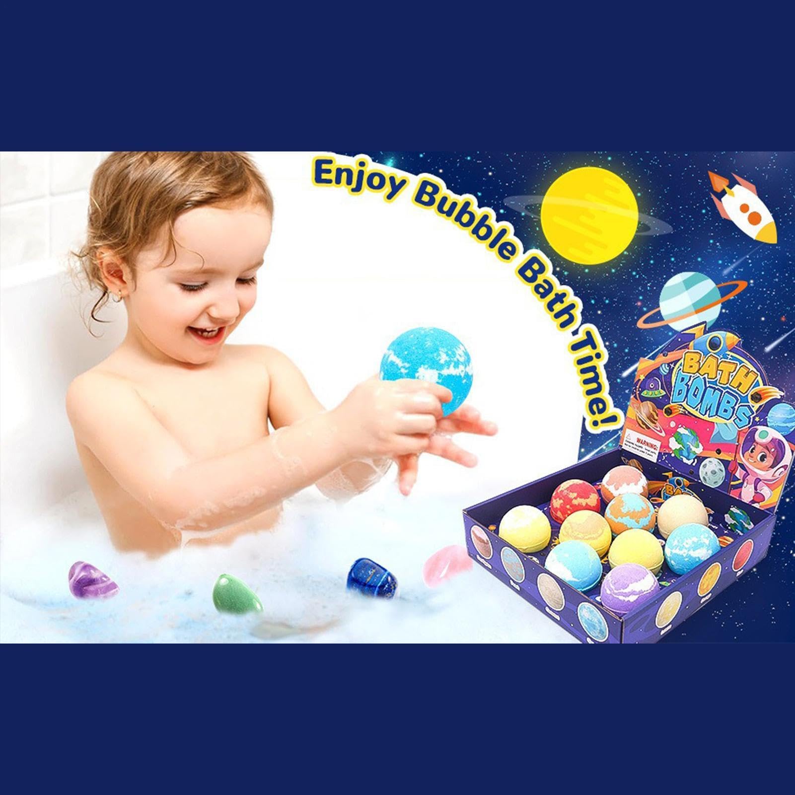 Bain Boule Œuf Surprise Coloré et Ludique avec Jouet à l'Intérieur