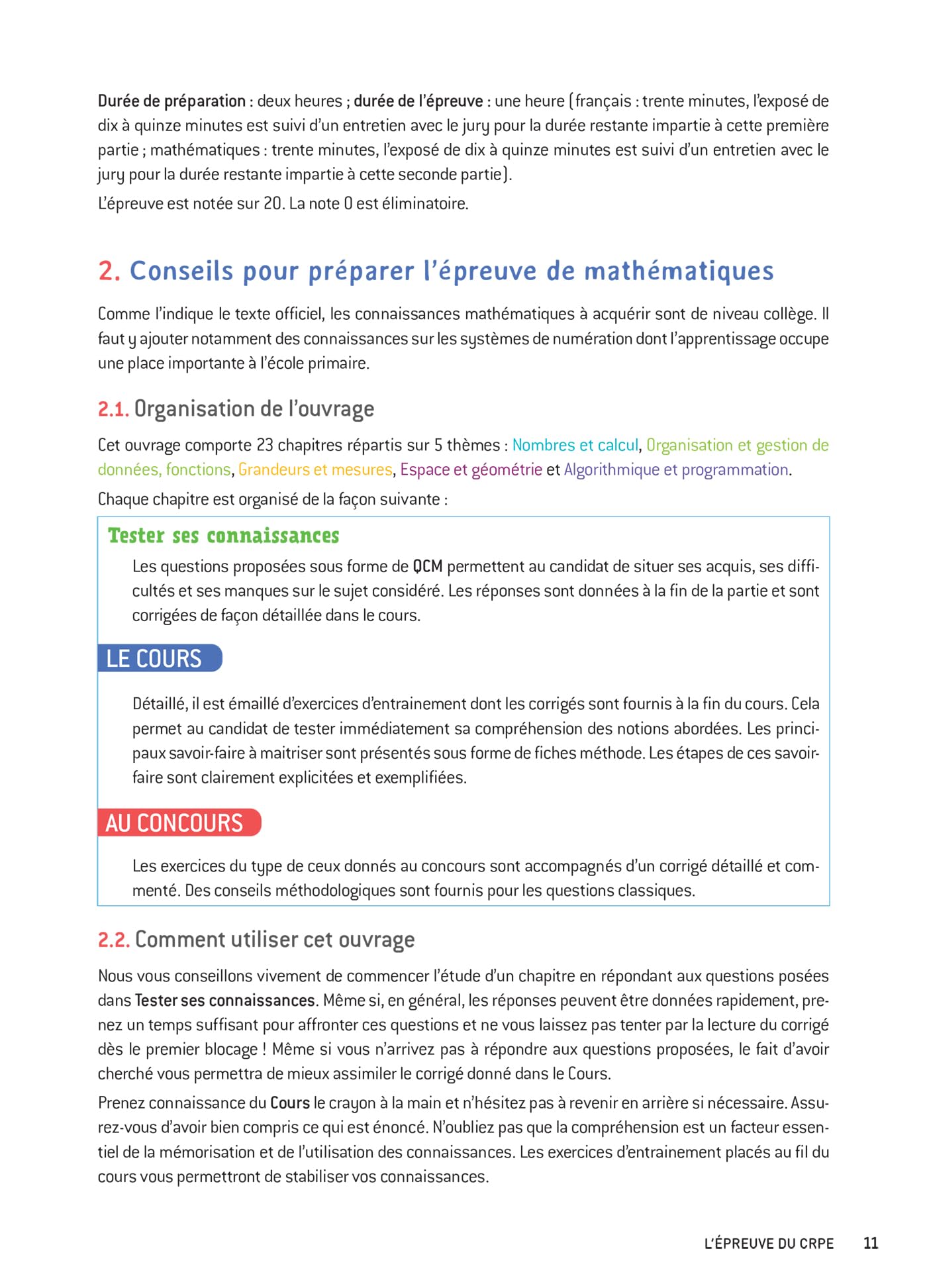 Mathématiques - CRPE 2026-2027 - Epreuve écrite d'admissibilité - L3 et M2