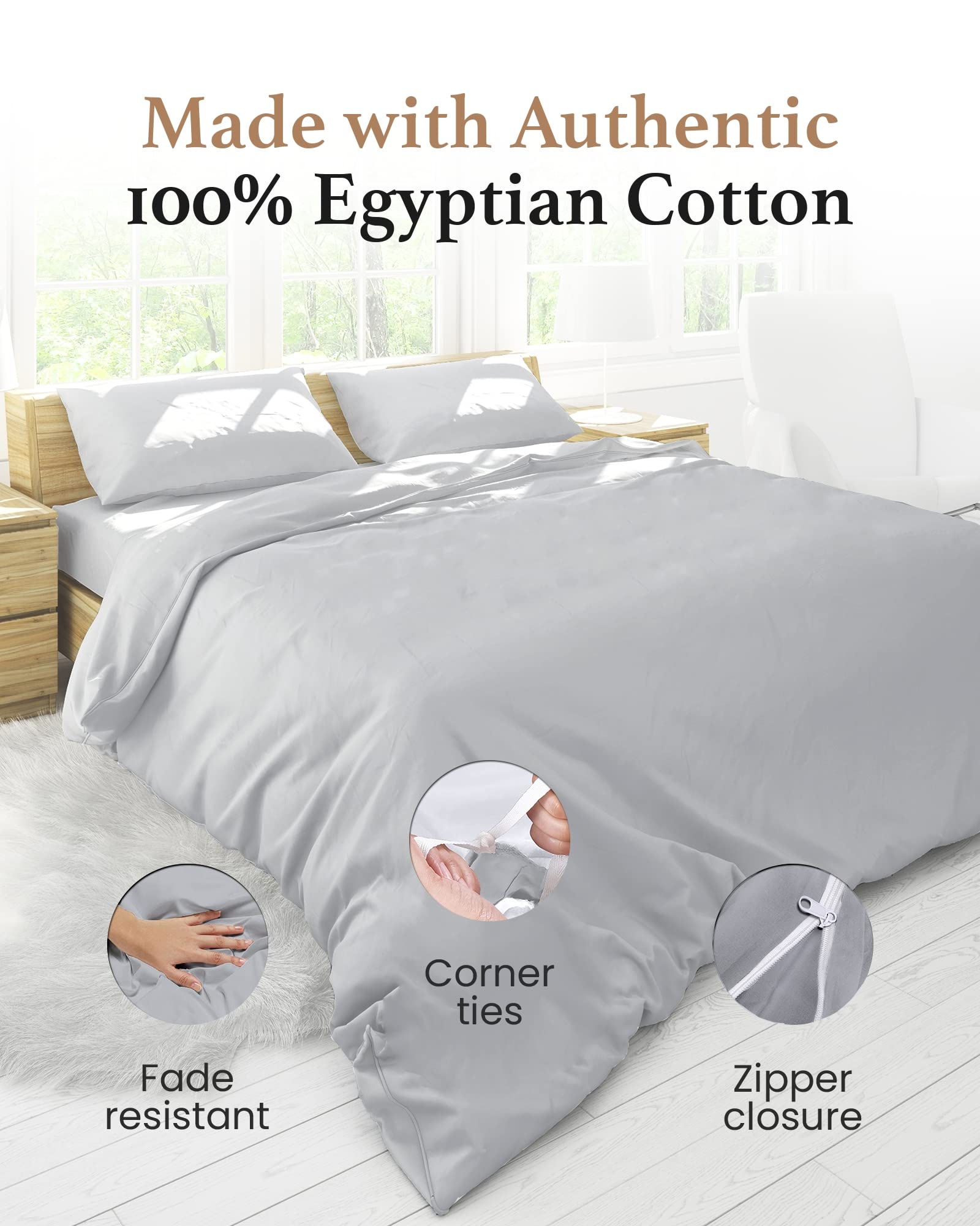 Generico Set Piumini, Set Di Biancheria Da Letto In 100% Cotone - Foto 3