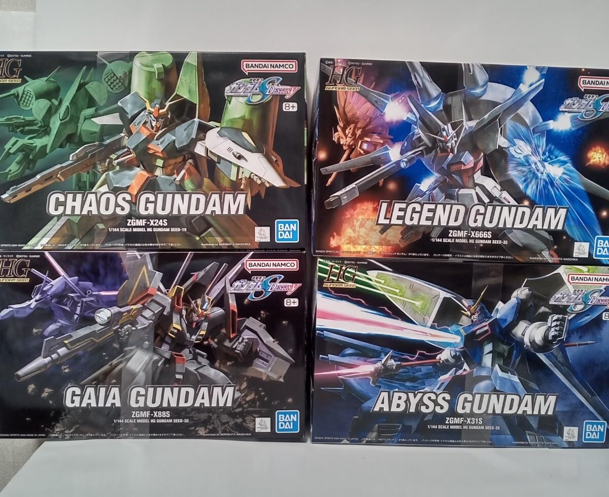 Amazon.co.jp: HG 1/144 レジェンド カオス アビス ガイア 4点 