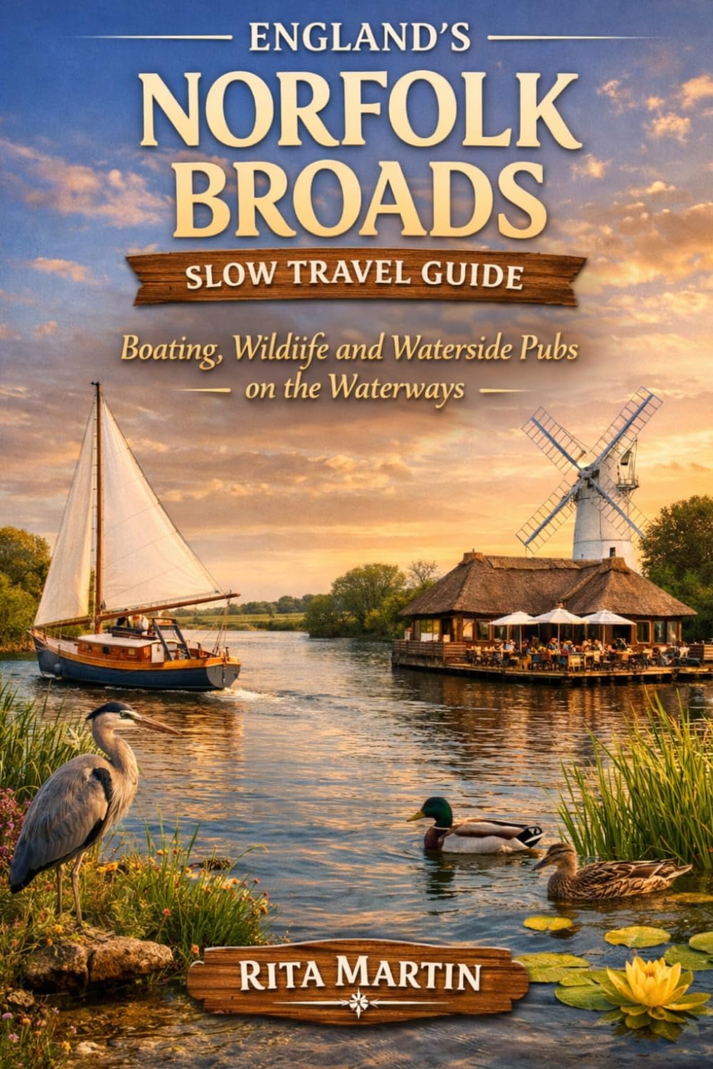 ENGLAND'S NORFOLK BROADS SLOW TRAVEL GUIDE: Boating, Wildlife and Waterside Pubs on the Waterways