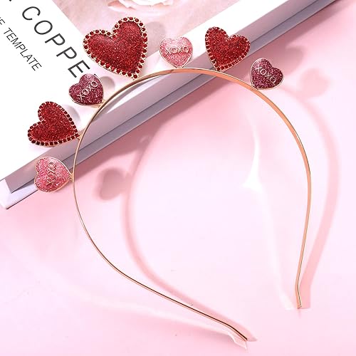 Miniatura 2 de HEIDKRUEGER Diademas de Mardi Gras con purpurina de diamantes de imitación morado verde dorado carnaval para fiestas de vacaciones accesorios de aro