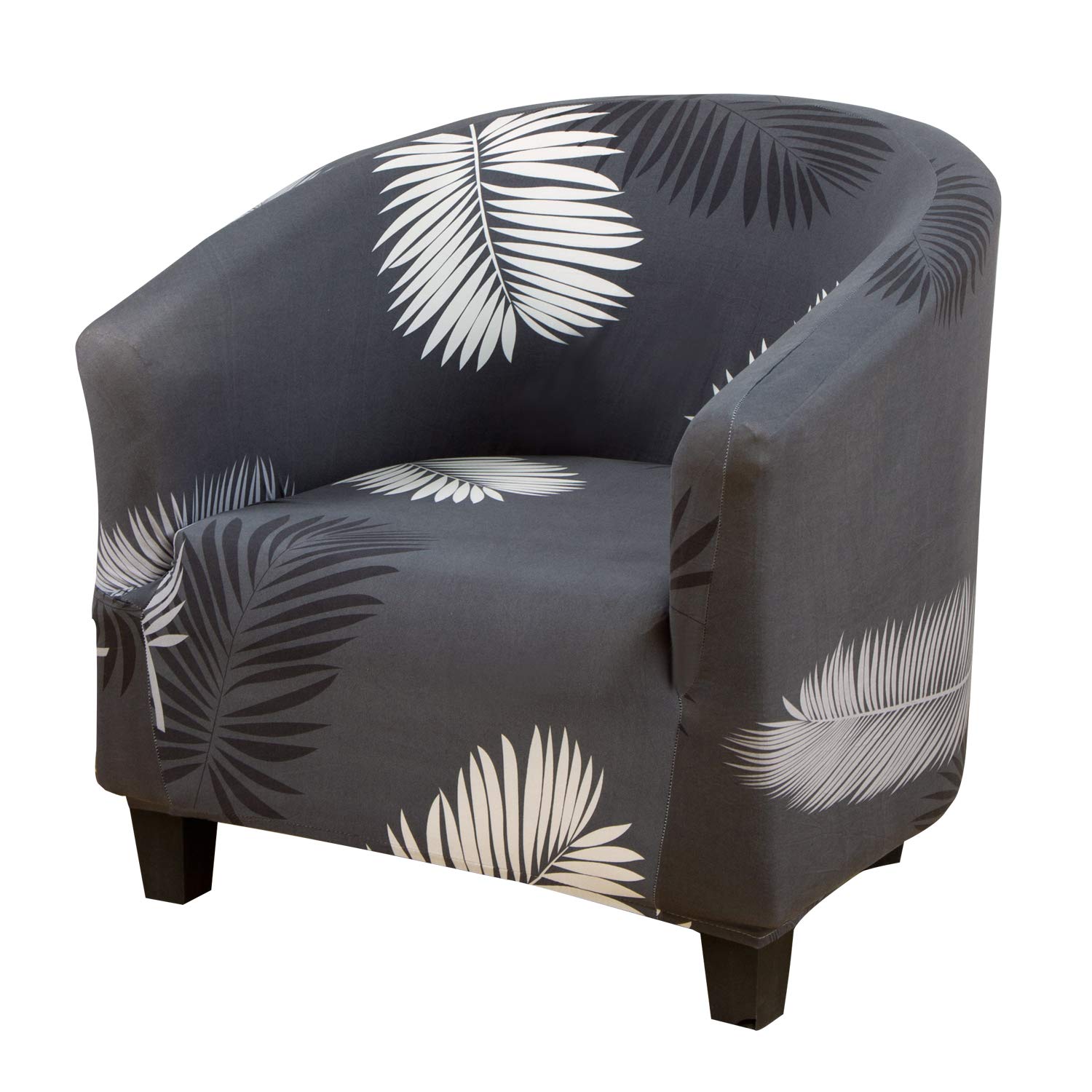 MIFXIN Club Chair Slipcover High Stretch Tub Chair Cover 1 Piece Soft Spandex Armchair Sofa Slipcover Removable Washable Couch Furniture Protector for