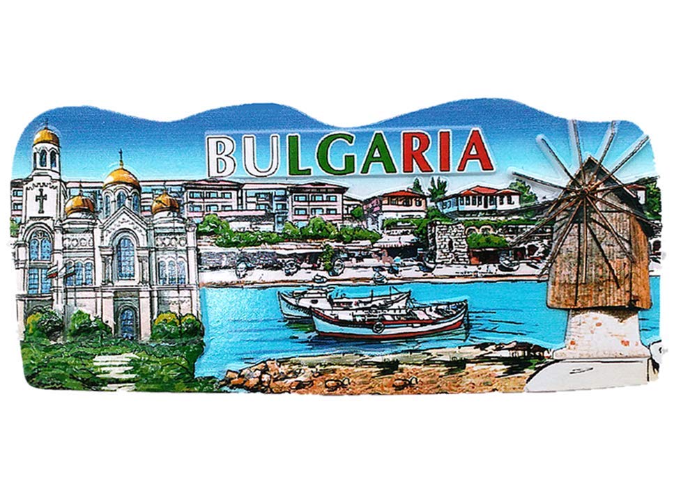 3D Bulgaria Fridge Magnet Travel Souvenir Gift Home & Kitchen Decoration Magnetic Sticker Bulgaria Refrigerator Magnet Collection