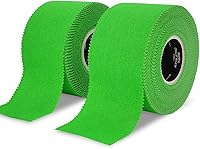 Vista 8 de Meister Elite Athletic Tape - Cinta de entrenamiento transpirable de alto adhesivo, paquete de 2 rollos, color rojo