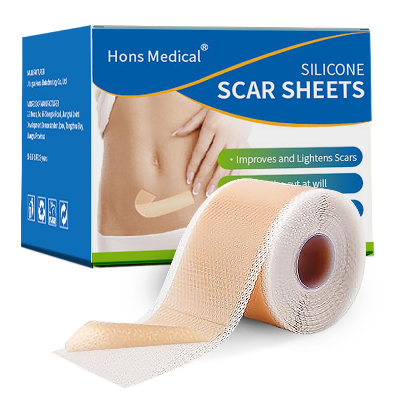 Amazon.com : Medical Grade Silicone Scar Sheets 1.6