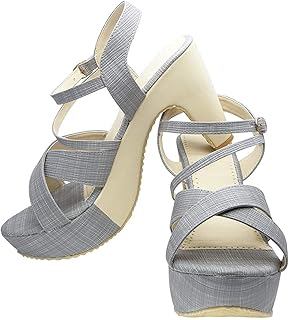 grey colour heels