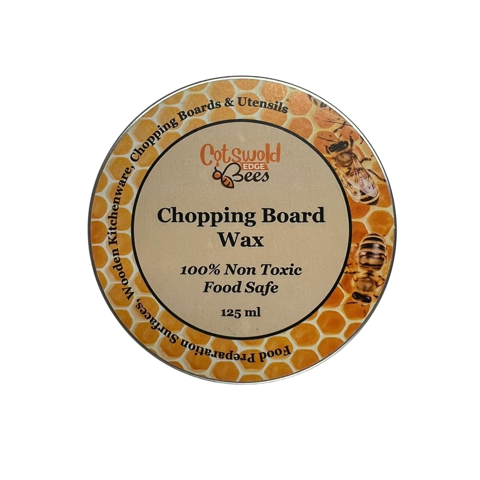 Chopping Board Natural Bee Wax Polish and Conditioner, Natural Clear Wax, 125 ml - Suitable for Furniture and All Wood Types - Image 2
