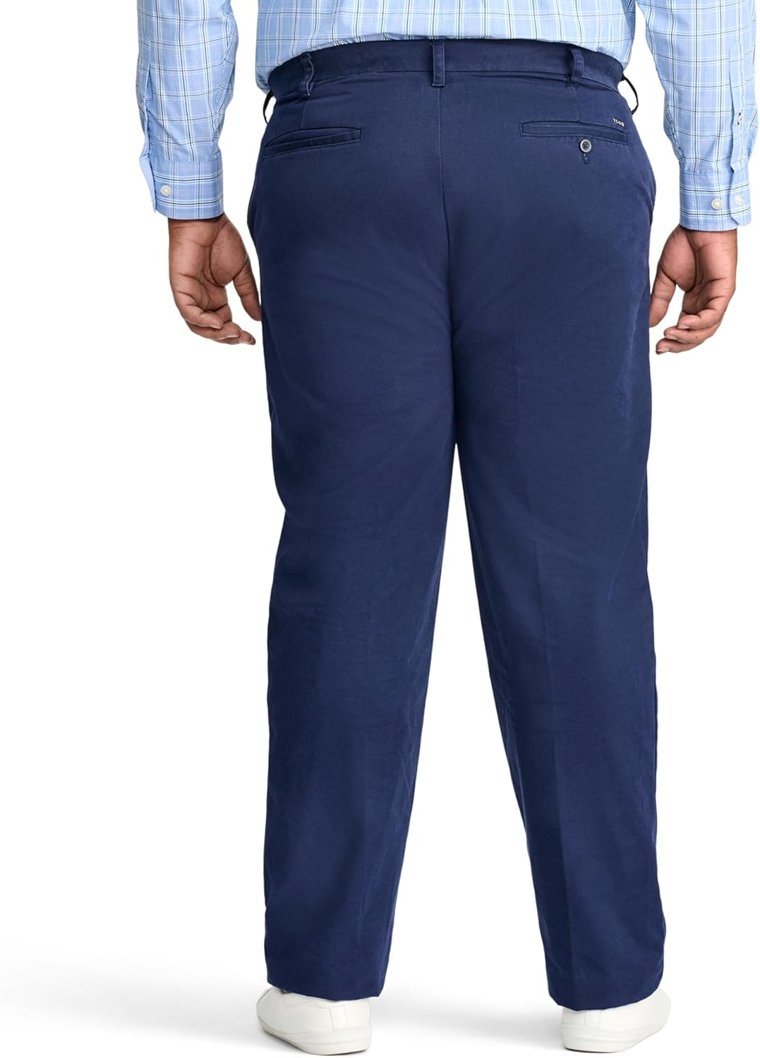 Izod Men's Big and Tall Performance Stretch Flat Front Pant